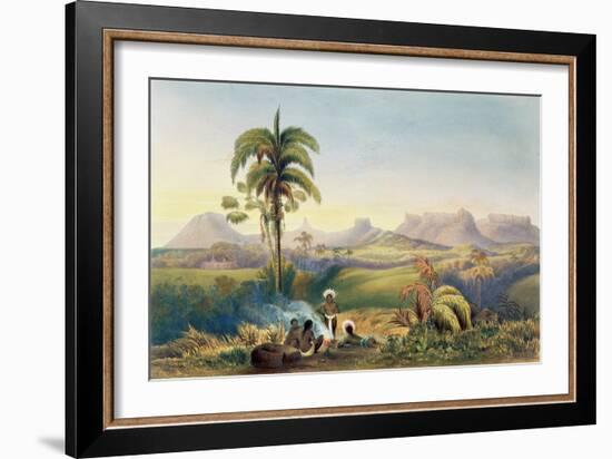 Roraima, Range of Sandstone Mountains in Guiana, Views in the Interior of Guiana-Charles Bentley-Framed Giclee Print