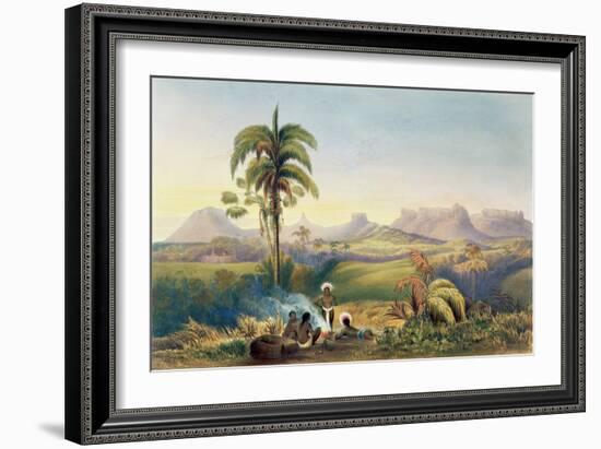 Roraima, Range of Sandstone Mountains in Guiana, Views in the Interior of Guiana-Charles Bentley-Framed Giclee Print