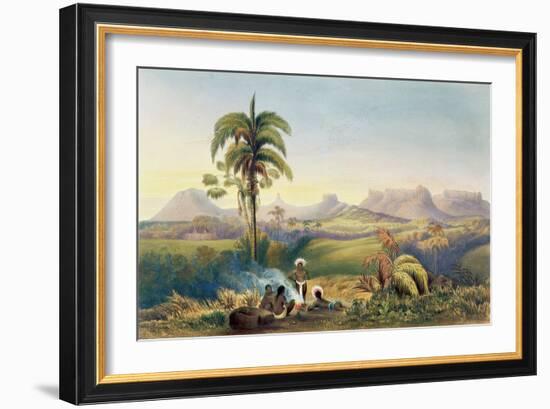 Roraima, Range of Sandstone Mountains in Guiana, Views in the Interior of Guiana-Charles Bentley-Framed Giclee Print