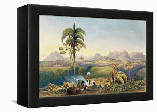 Roraima, Range of Sandstone Mountains in Guiana, Views in the Interior of Guiana-Charles Bentley-Framed Premier Image Canvas