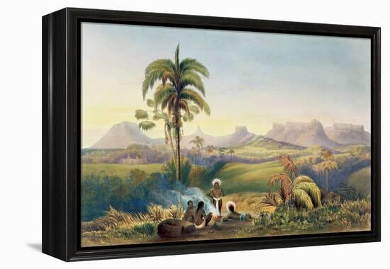 Roraima, Range of Sandstone Mountains in Guiana, Views in the Interior of Guiana-Charles Bentley-Framed Premier Image Canvas