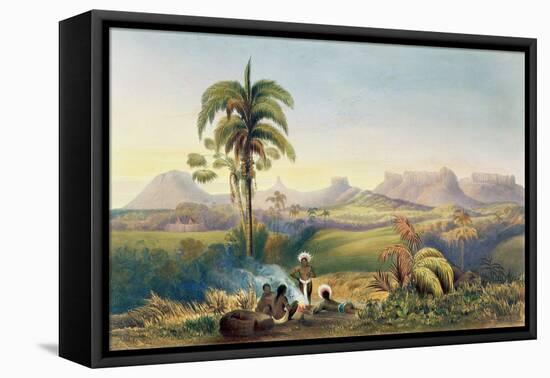 Roraima, Range of Sandstone Mountains in Guiana, Views in the Interior of Guiana-Charles Bentley-Framed Premier Image Canvas