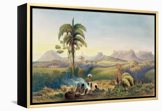 Roraima, Range of Sandstone Mountains in Guiana, Views in the Interior of Guiana-Charles Bentley-Framed Premier Image Canvas