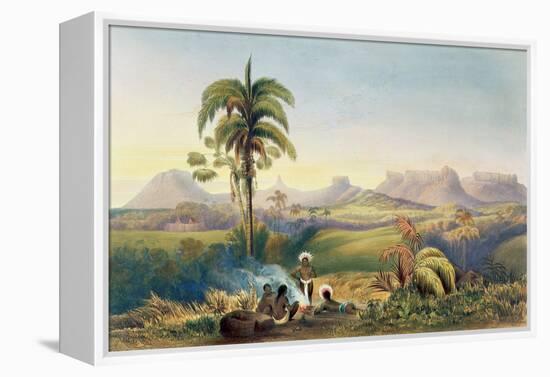 Roraima, Range of Sandstone Mountains in Guiana, Views in the Interior of Guiana-Charles Bentley-Framed Premier Image Canvas