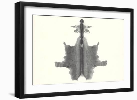 Rorschach Chart Image-null-Framed Art Print