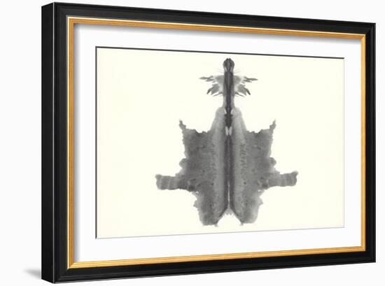 Rorschach Chart Image-null-Framed Art Print