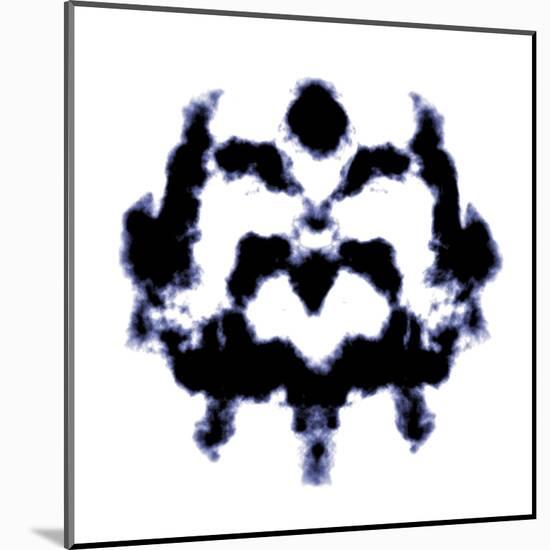 Rorschach Graphic-magann-Mounted Art Print