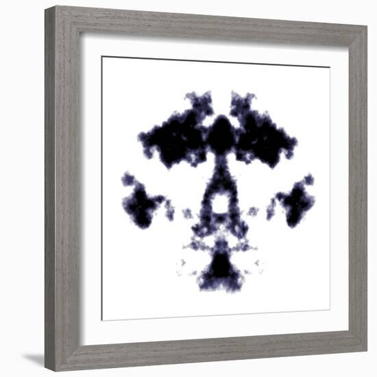 Rorschach Ink Graphic-magann-Framed Art Print