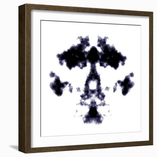 Rorschach Ink Graphic-magann-Framed Art Print