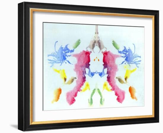 Rorschach Test Card No. 10-Science Source-Framed Giclee Print