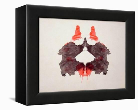 Rorschach Test Card No. 2-Science Source-Framed Premier Image Canvas