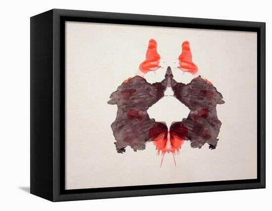 Rorschach Test Card No. 2-Science Source-Framed Premier Image Canvas