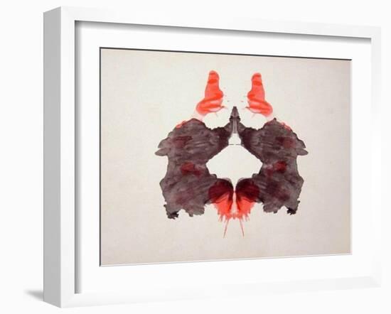 Rorschach Test Card No. 2-Science Source-Framed Giclee Print