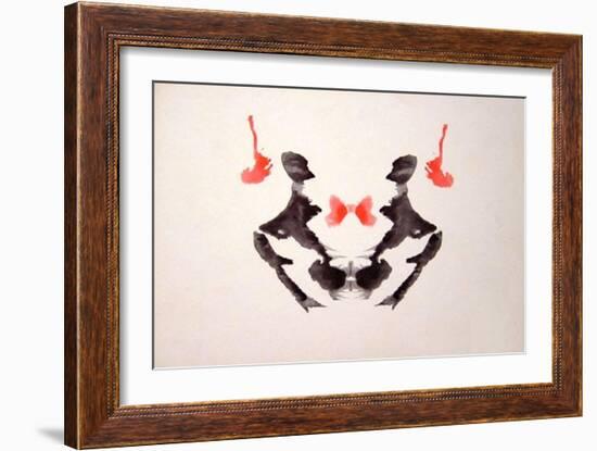 Rorschach Test Card No. 3-Science Source-Framed Giclee Print