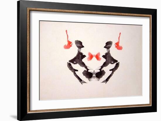 Rorschach Test Card No. 3-Science Source-Framed Giclee Print