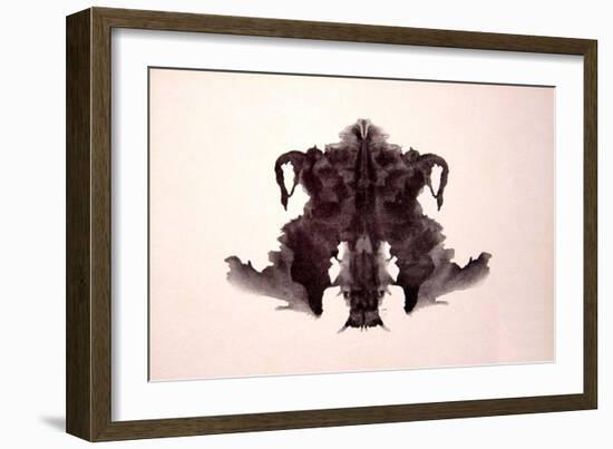 Rorschach Test Card No. 4-Science Source-Framed Giclee Print