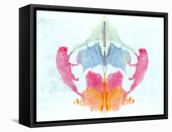 Rorschach Test Card No. 8-Science Source-Framed Premier Image Canvas