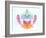 Rorschach Test Card No. 8-Science Source-Framed Giclee Print