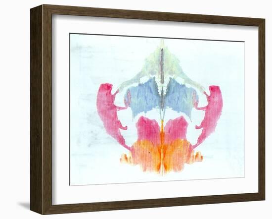 Rorschach Test Card No. 8-Science Source-Framed Giclee Print