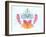 Rorschach Test Card No. 8-Science Source-Framed Giclee Print