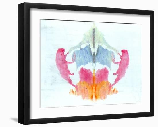 Rorschach Test Card No. 8-Science Source-Framed Giclee Print