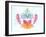 Rorschach Test Card No. 8-Science Source-Framed Giclee Print