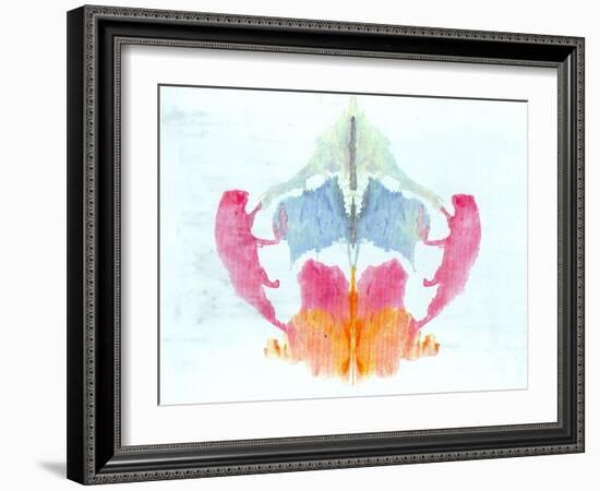 Rorschach Test Card No. 8-Science Source-Framed Giclee Print