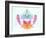 Rorschach Test Card No. 8-Science Source-Framed Giclee Print