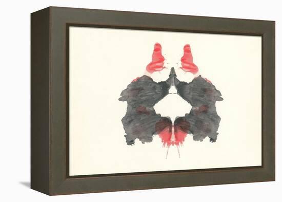 Rorschach Test Pattern-null-Framed Stretched Canvas