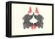 Rorschach Test Pattern-null-Framed Stretched Canvas