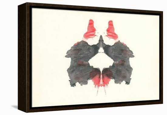 Rorschach Test Pattern-null-Framed Stretched Canvas