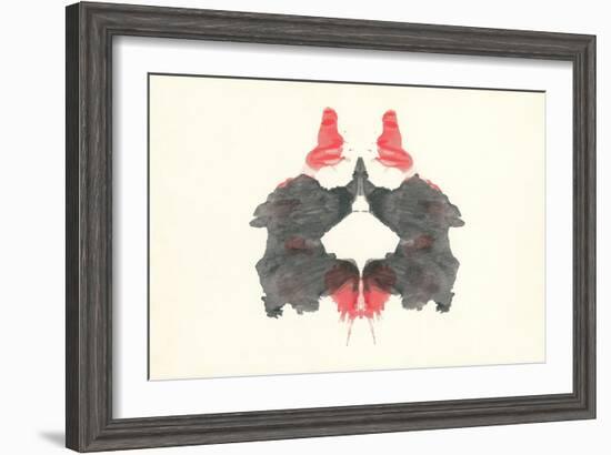 Rorschach Test Pattern-null-Framed Art Print