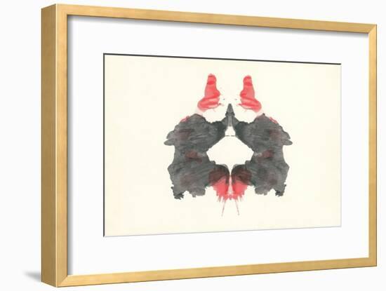 Rorschach Test Pattern-null-Framed Art Print