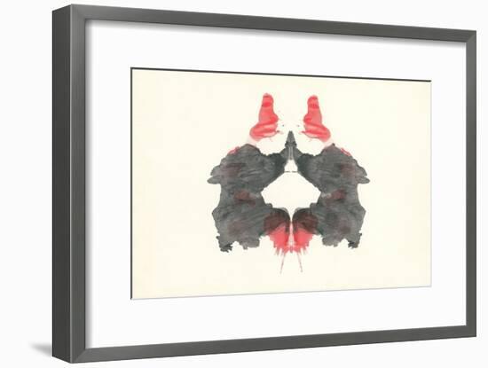 Rorschach Test Pattern-null-Framed Art Print