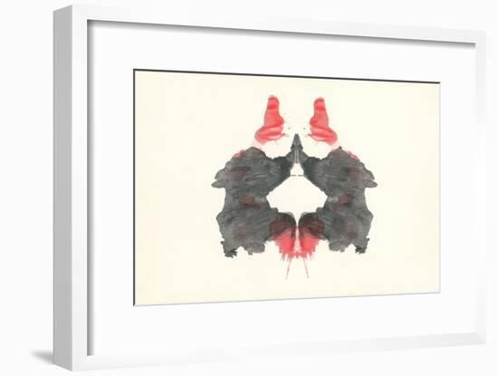 Rorschach Test Pattern-null-Framed Art Print