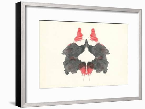 Rorschach Test Pattern-null-Framed Art Print