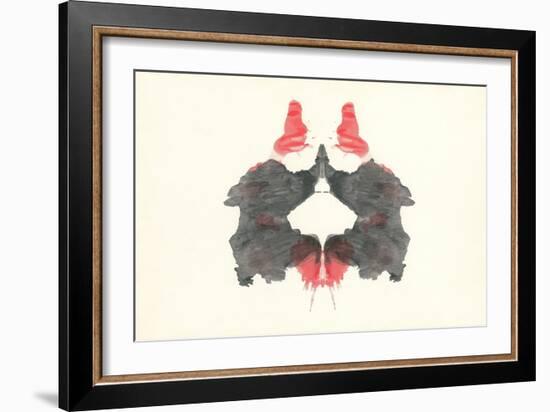 Rorschach Test Pattern-null-Framed Art Print