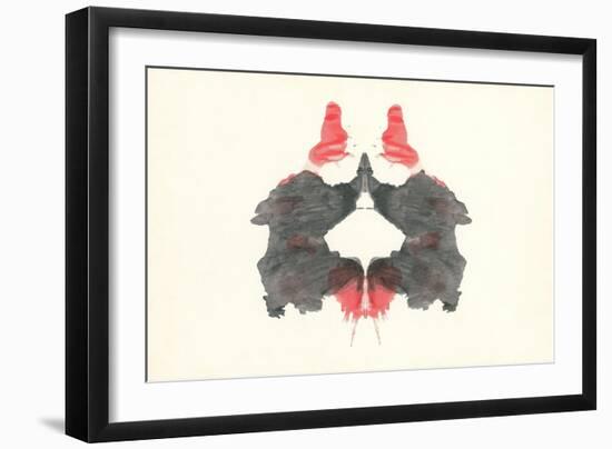 Rorschach Test Pattern-null-Framed Art Print