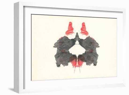 Rorschach Test Pattern-null-Framed Art Print