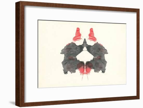 Rorschach Test Pattern-null-Framed Art Print