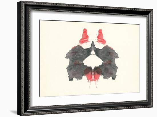 Rorschach Test Pattern-null-Framed Art Print