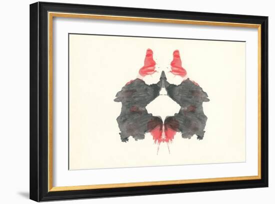 Rorschach Test Pattern-null-Framed Art Print