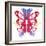 Rorschach type inkblot-Spencer Sutton-Framed Giclee Print