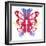 Rorschach type inkblot-Spencer Sutton-Framed Giclee Print