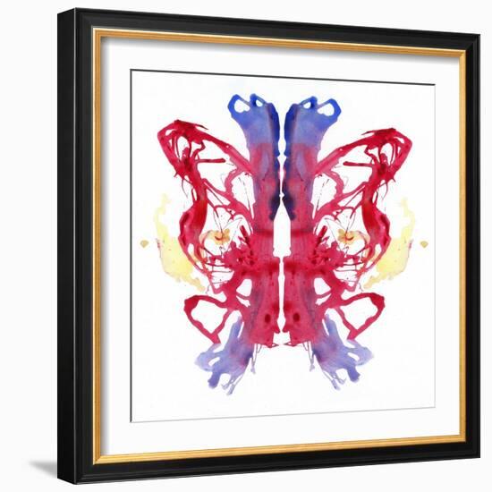 Rorschach type inkblot-Spencer Sutton-Framed Giclee Print