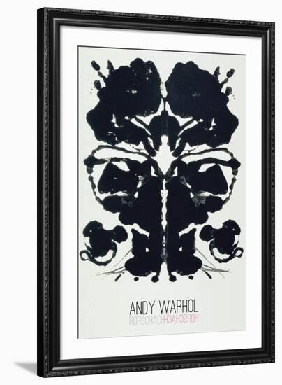 Rorschach-Andy Warhol-Framed Art Print