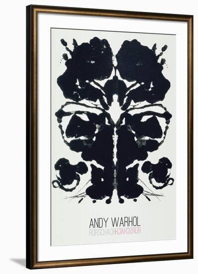 Rorschach-Andy Warhol-Framed Art Print