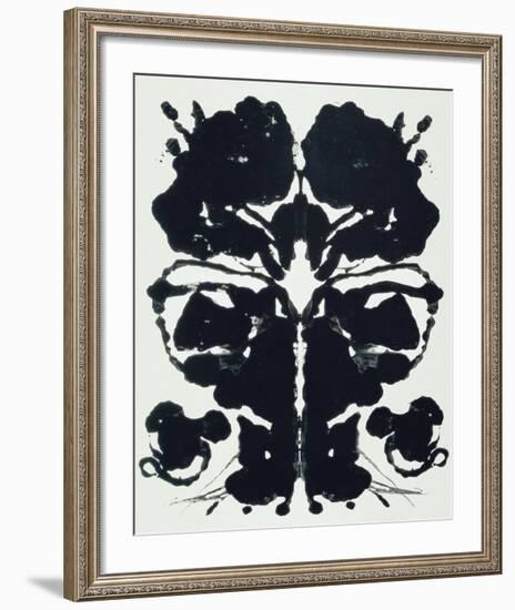 Rorschach-Andy Warhol-Framed Giclee Print