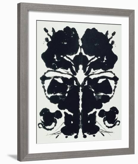 Rorschach-Andy Warhol-Framed Giclee Print