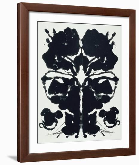 Rorschach-Andy Warhol-Framed Giclee Print